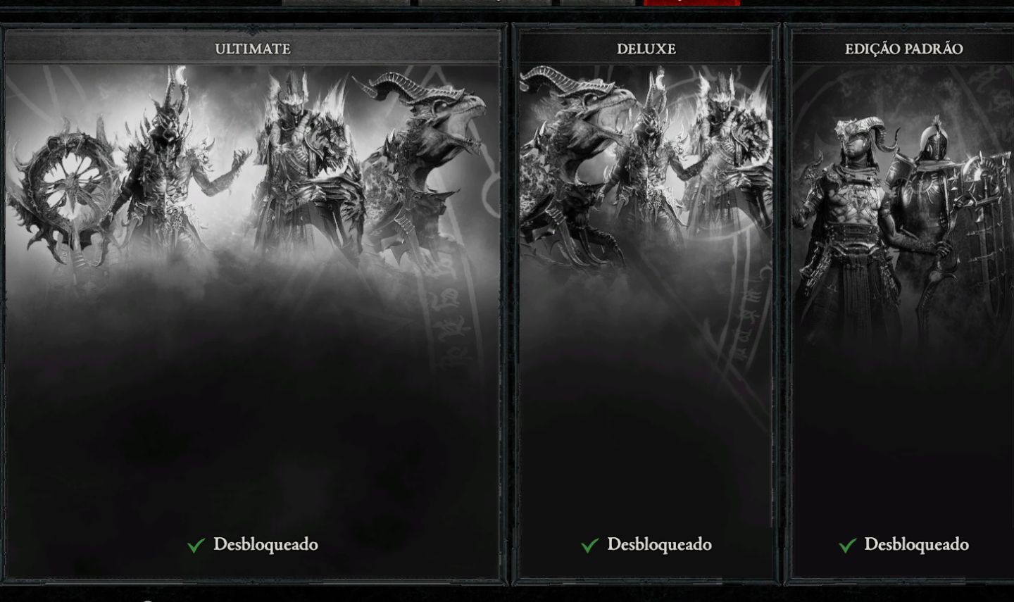Conta Diablo 4 - 3 Todas DLC /Skins/Bruxo/Paladino/Natispirito