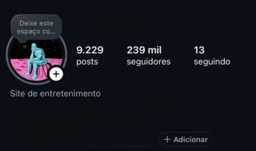 CONTA DE INSTAGRAM COM 239 MIL SEGUIDORES