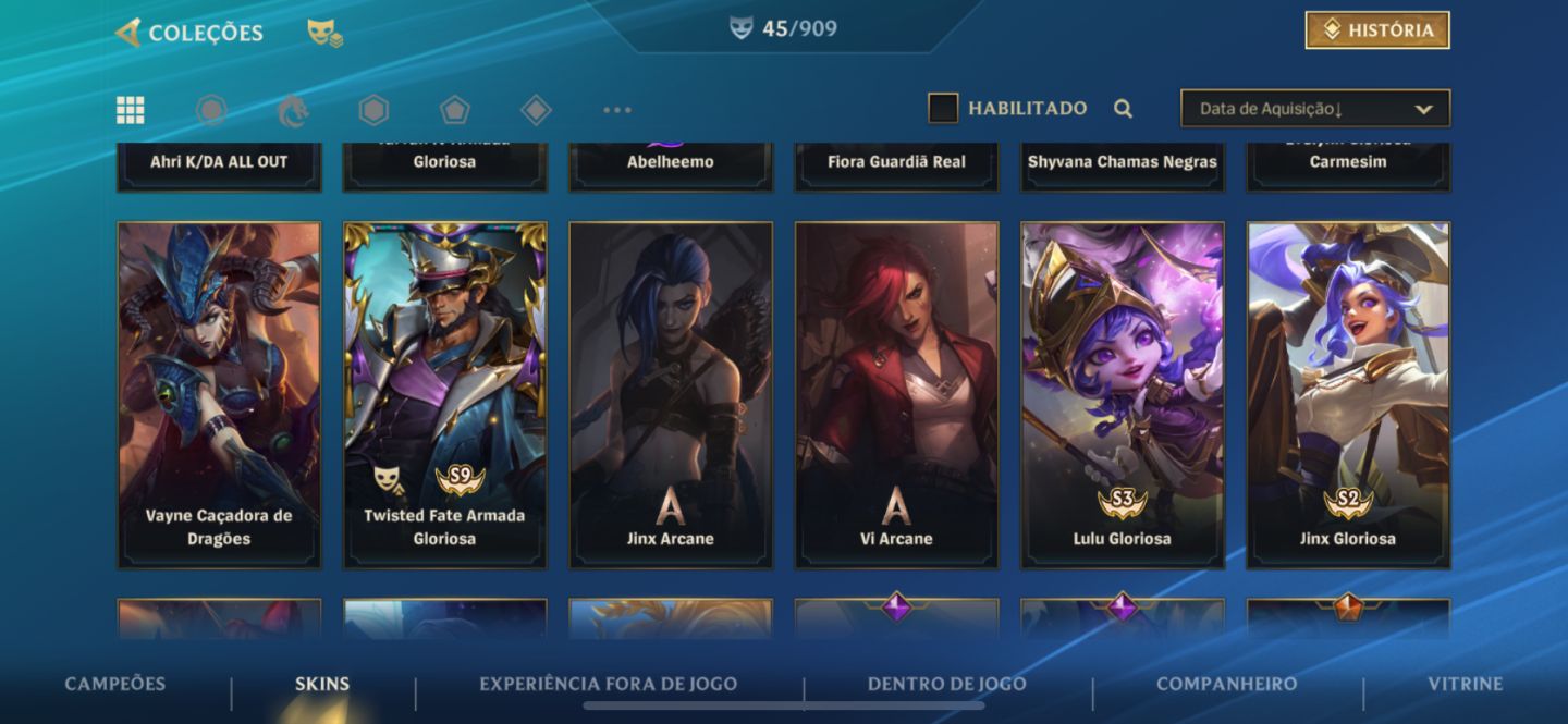 Conta LOL Wild Rift
