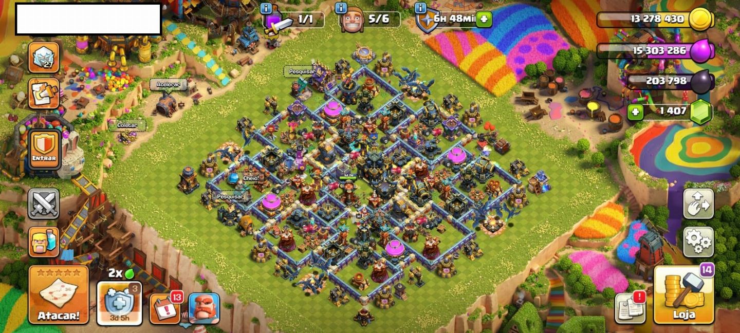 CONTA CLASH OF CLANS CV 17 + CLASH ROYALE