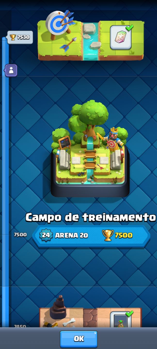 Conta clash royale arena 20