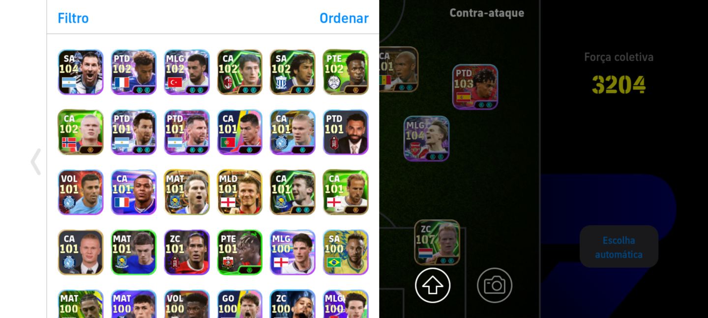 Conta de efootball boa pra começar bem