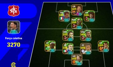 Conta eFootball 2026 | Força 3270 | Muitos Épicos e Lendários