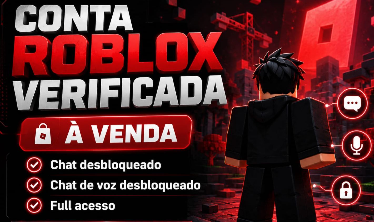 Conta Roblox com Verificada de Idade 18-25