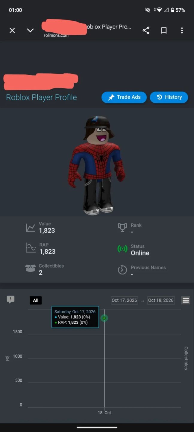 Conta Antiga do Roblox (Rara de 2013)