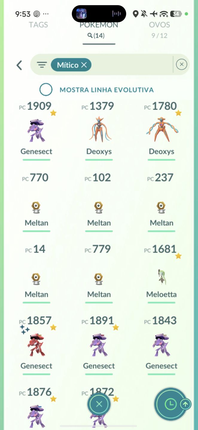 Conta Pokemon go ( 2016 ) com Mewtwo 100% shiny com fundo especial