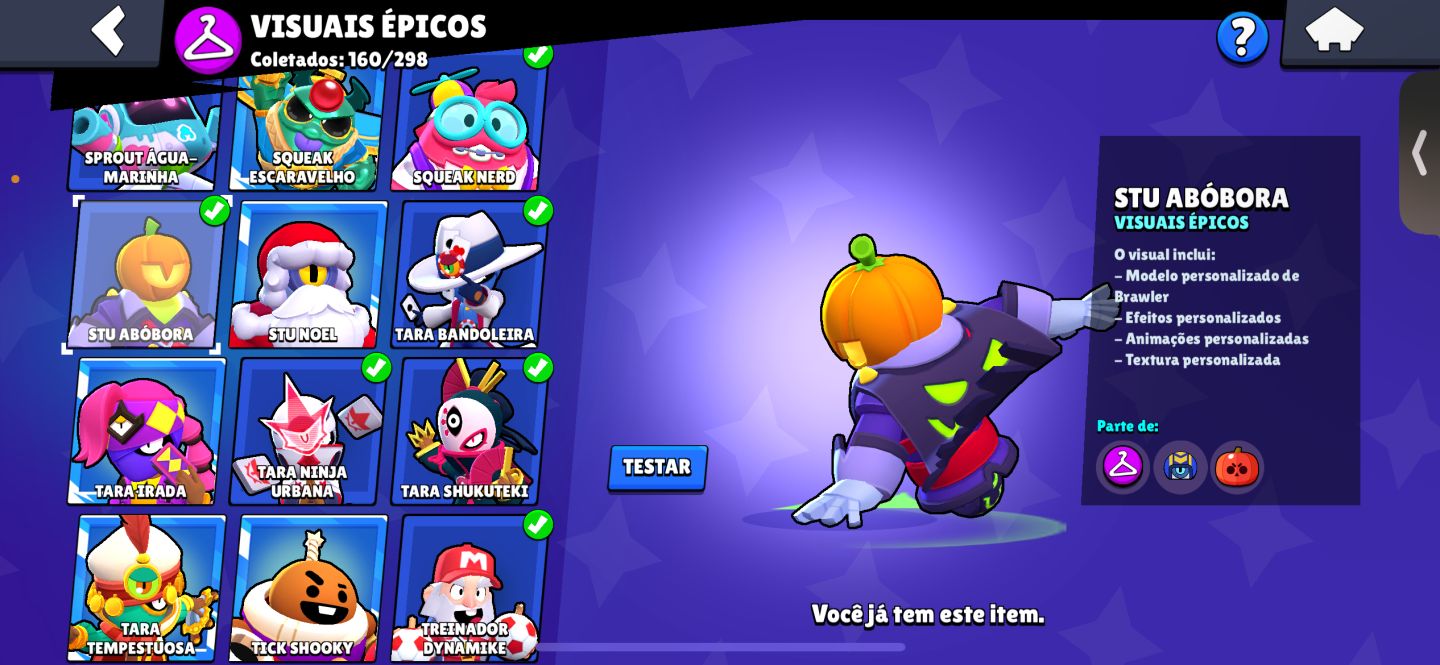CONTA DE BRAWL STARS 120K FULL 11 FULL BUFF 107/108 ALTERO GMAIL P SEU