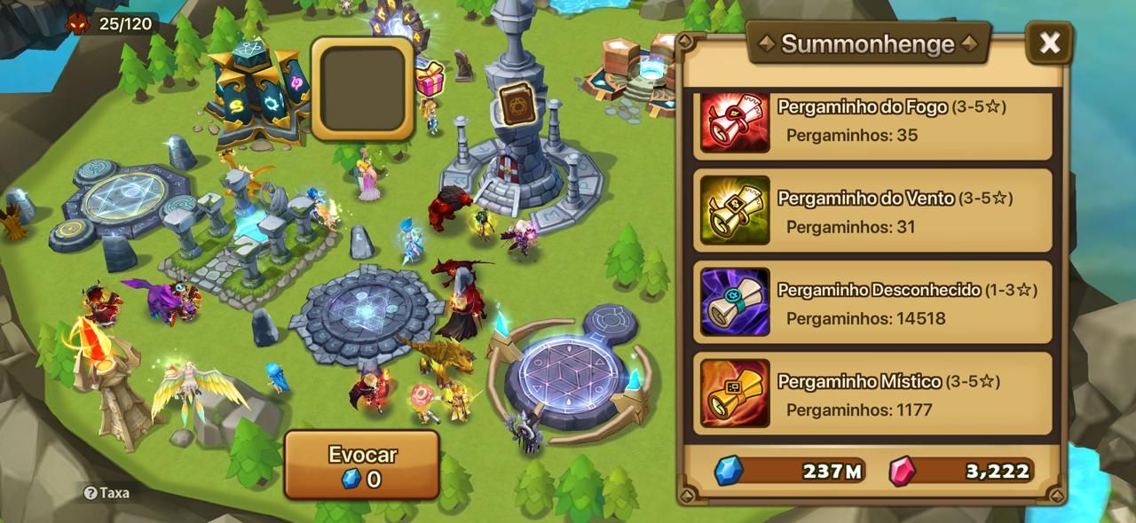 Summoners War - Mega Summonada 2000+ Pergaminhos ! Melhor Preço