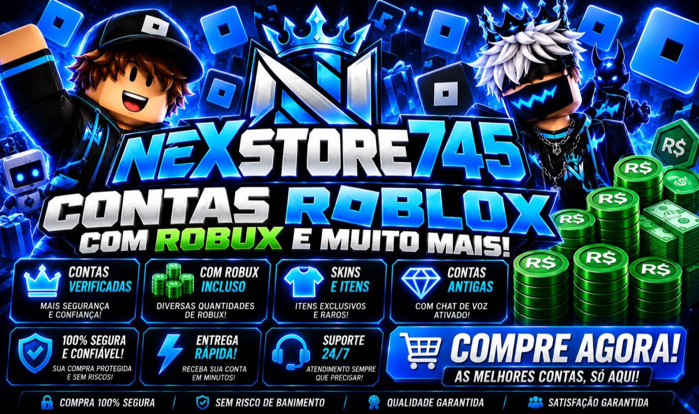 [Menor Preço] Contas Com Robux - Antigas - Vereficadas - Chat voz