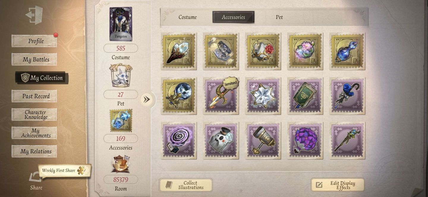 Conta identity V antiga,várias skins s e a + candy girl