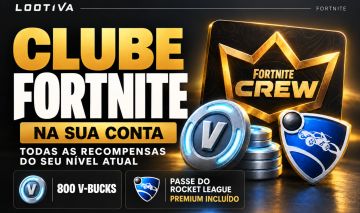 CLUBE FORTNITE NA SUA CONTA (LEIA A DESCRIÇÃO)