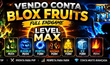 CONTA BLOX FRUITS INSANA FULL ENDGAME + DRAGÃO PERM