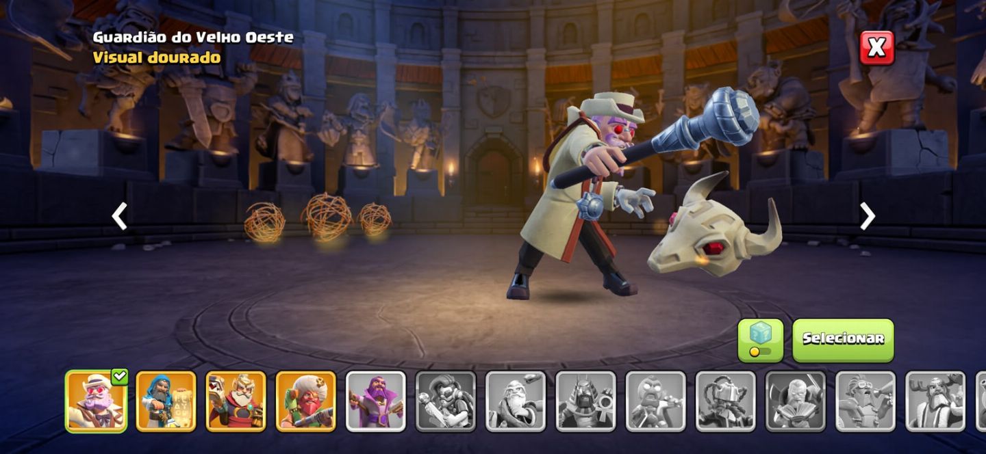 CV 16 CLASH OF CLANS COM VÁRIAS SKINS E MUITO UPADA