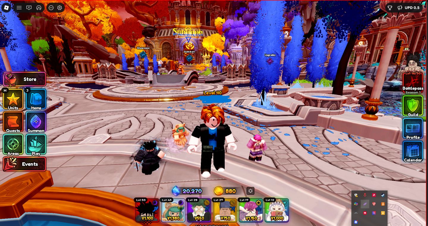 Conta de anime vanguards , anime expeditions e utdzx com secretos e RR