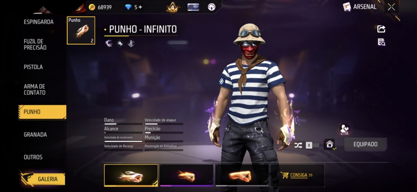 Conta de free fire gemada com angelical
