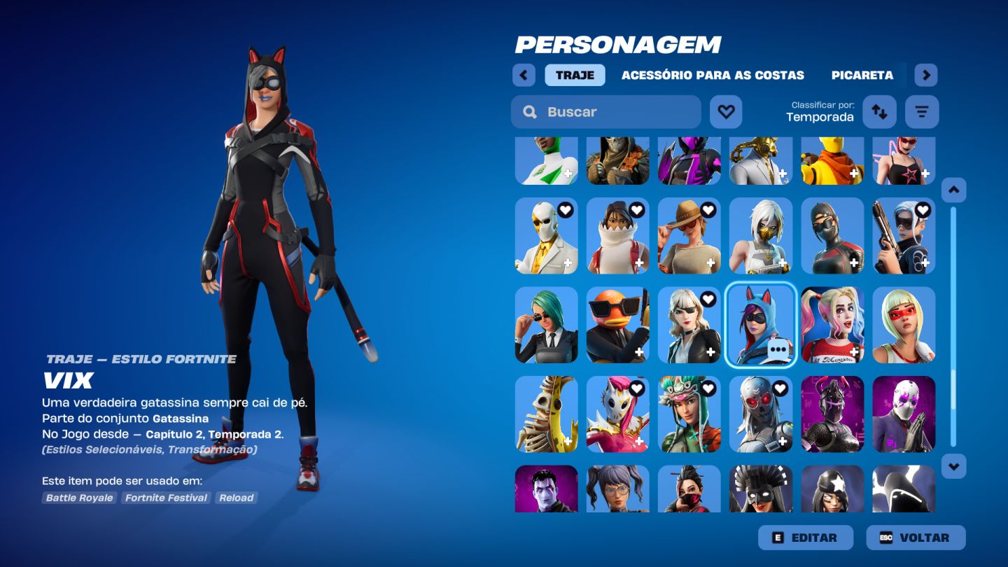 Conta de fornite muito rara com machado leviatã + ea fc 26