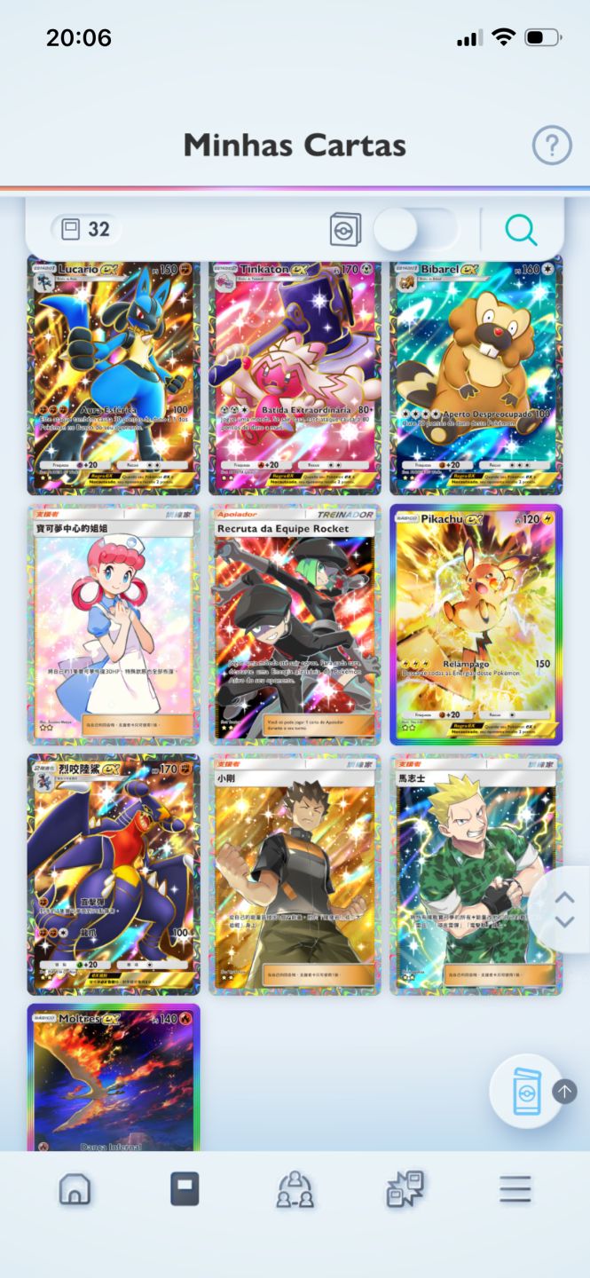 Conta Pokémon TCG com 4x crow METAS!! no precinho pra sair rapido