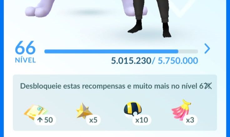 Conta de Pokemon muitos raros level 66