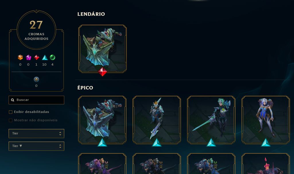 CONTA ESMERALDA 4 - FULL SKIN - EZ PULLSIFIRE ENTRE OUTRAS SKINS