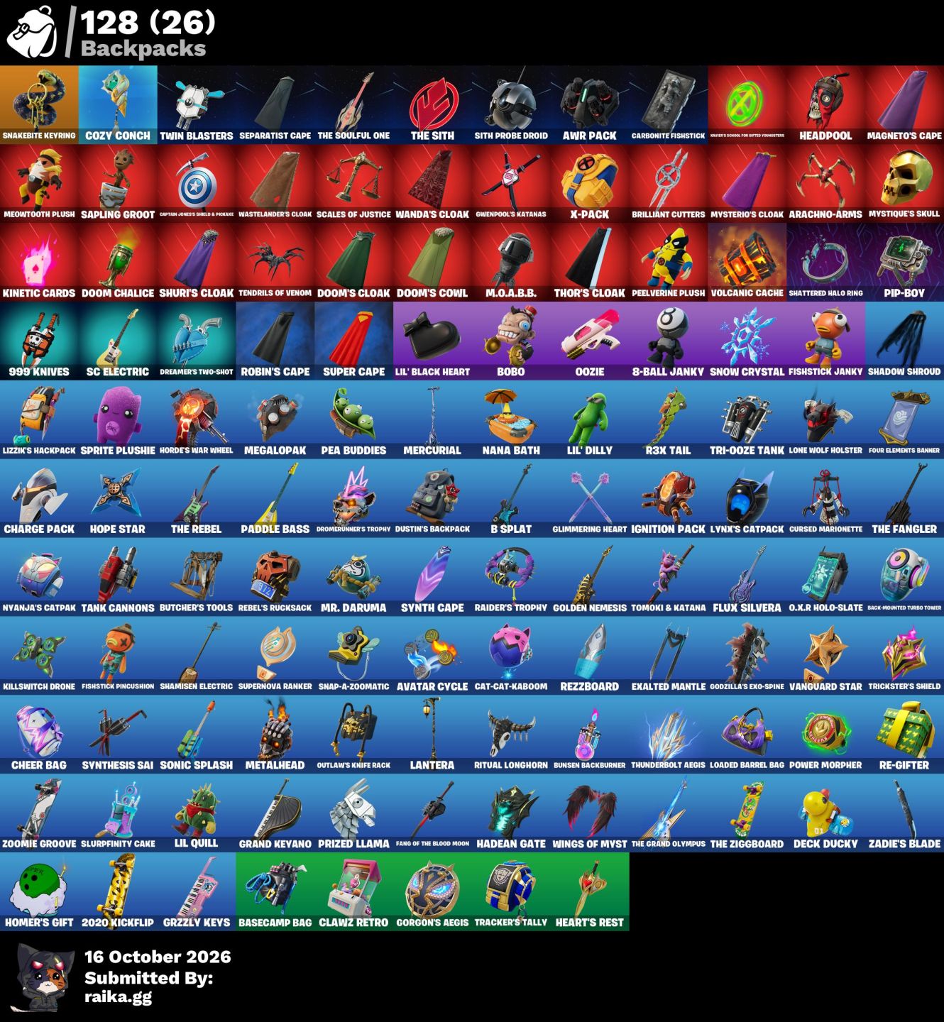 FORTNITE | 58 SKINS | EDDIE BROCK + DEADPOOL + SCARLET WITCH + DARTH MAUL + SUPE