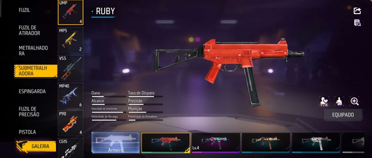 CONTA FREE FIRE À VENDA RARA