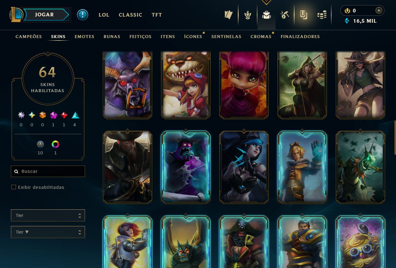 [ACESSO IMEDIATO] Ferro II 64 Skins 0% WR