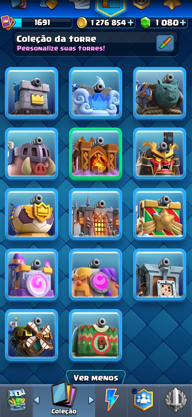 Conta clash royale 13200 trofeus