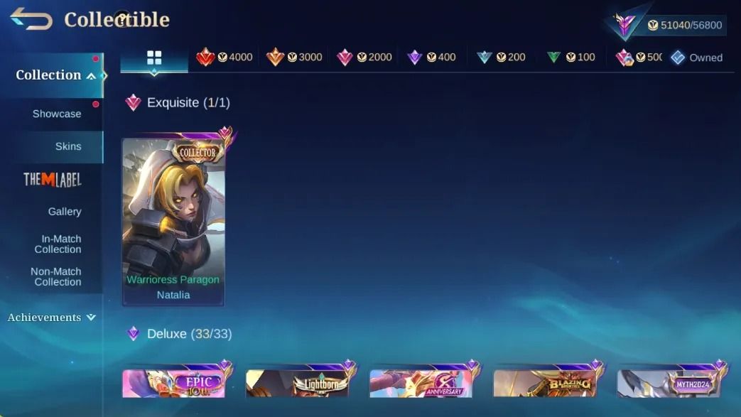 217 SKINS - FULL EMBLEMAS - FULL HEROIS