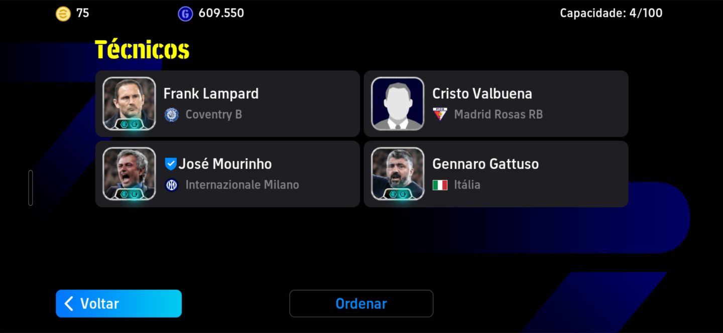 Conta efootball 3222 de força com Ronald koeman 107 e Luiz Suárez blitz