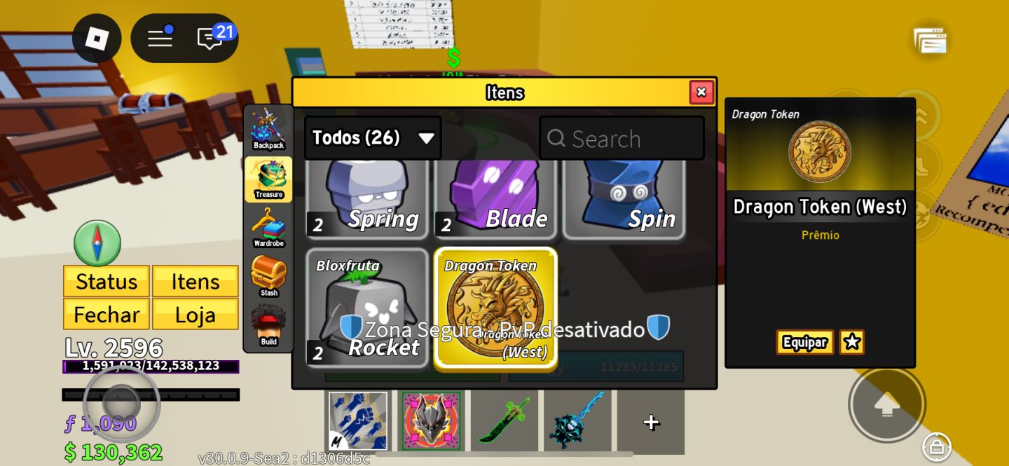 Conta Blox Fruits!