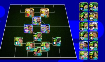 CONTA EFOTBALL FULL META 3291 DE FORÇA COLETIVA,MELHORES JOGADORES DAS POSIÇÕES
