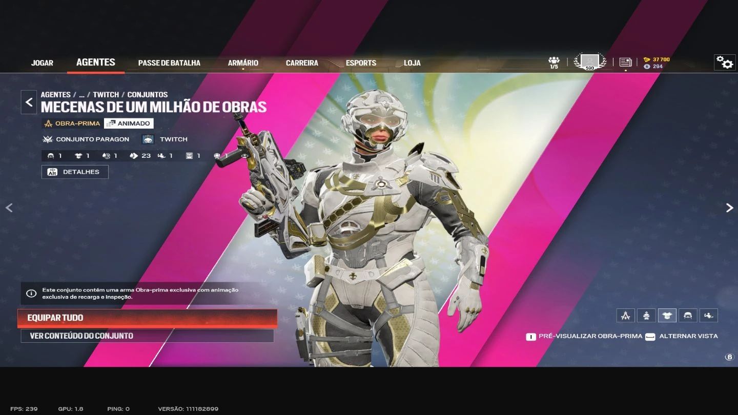 Conta R6 com 03 Champions / 1 Geleira / 05 Corridas / 40 Elites / Faixas Cromo