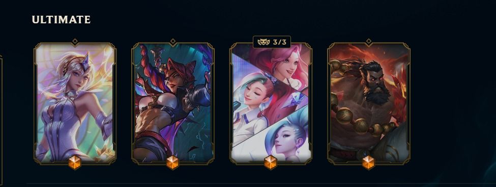 Conta LoL Nvl 706 | 494 Skins | 18 Míticas/Prestígio | 4 Ultimates Lux/Seraphine