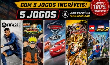 Conta Nintendo Switch com 5 jogos Ótimo custo-benefício!