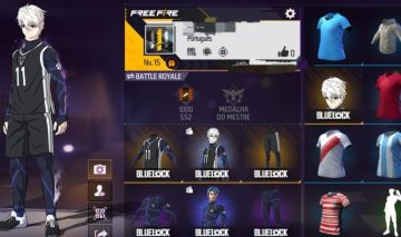 CONTA BOT DE FREE FIRE+ SKIN DO NAGI