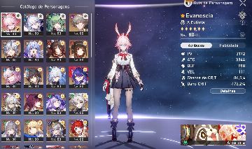 Conta honkai star rail TBL70 endgame
