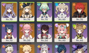 Conta Genshin com Navia + Varesa + Yae Miko + Keqing + Diluc
