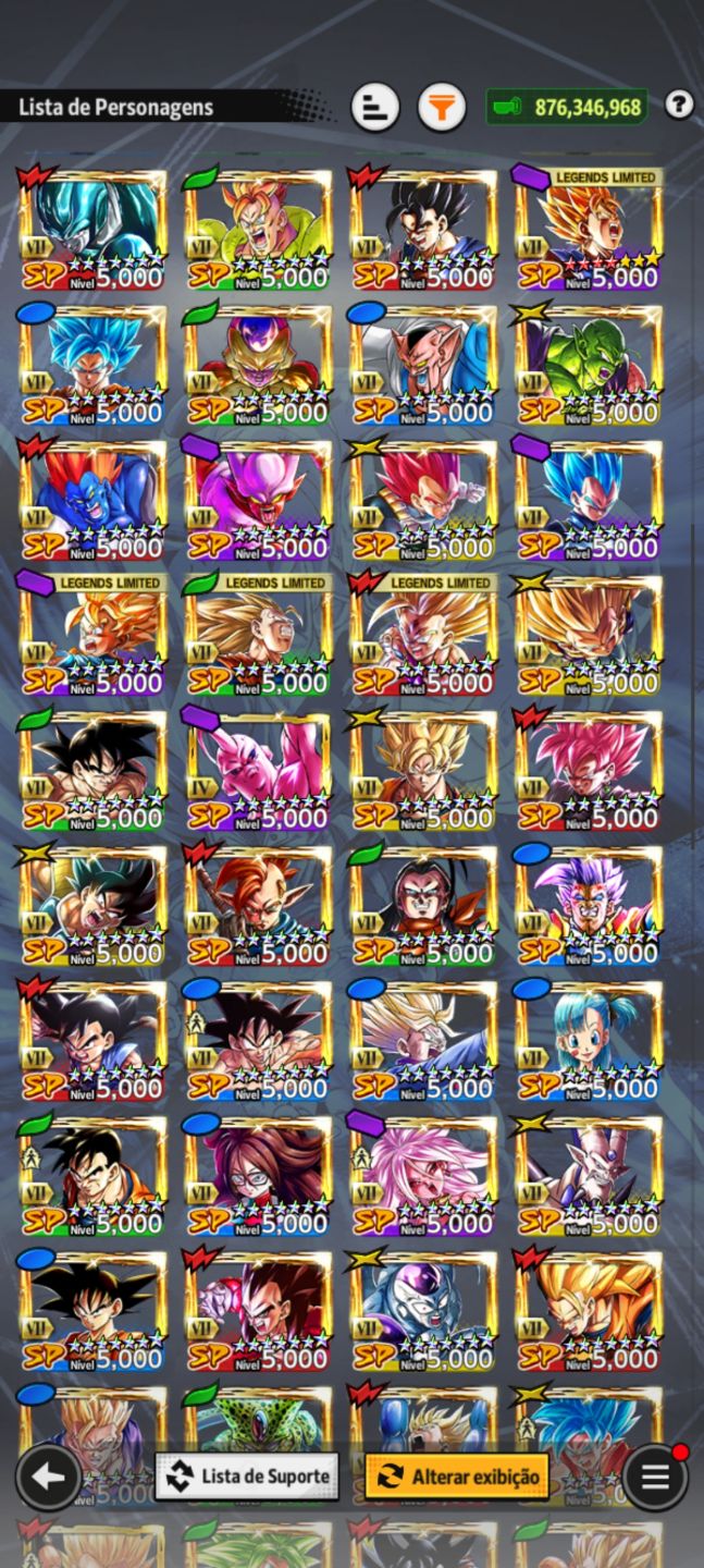 Conta end game lv654 (valor negociável)