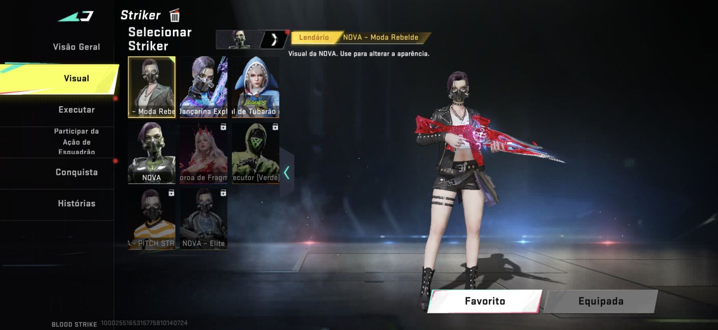 CONTA DE blood strike completinha pronta pra jogar