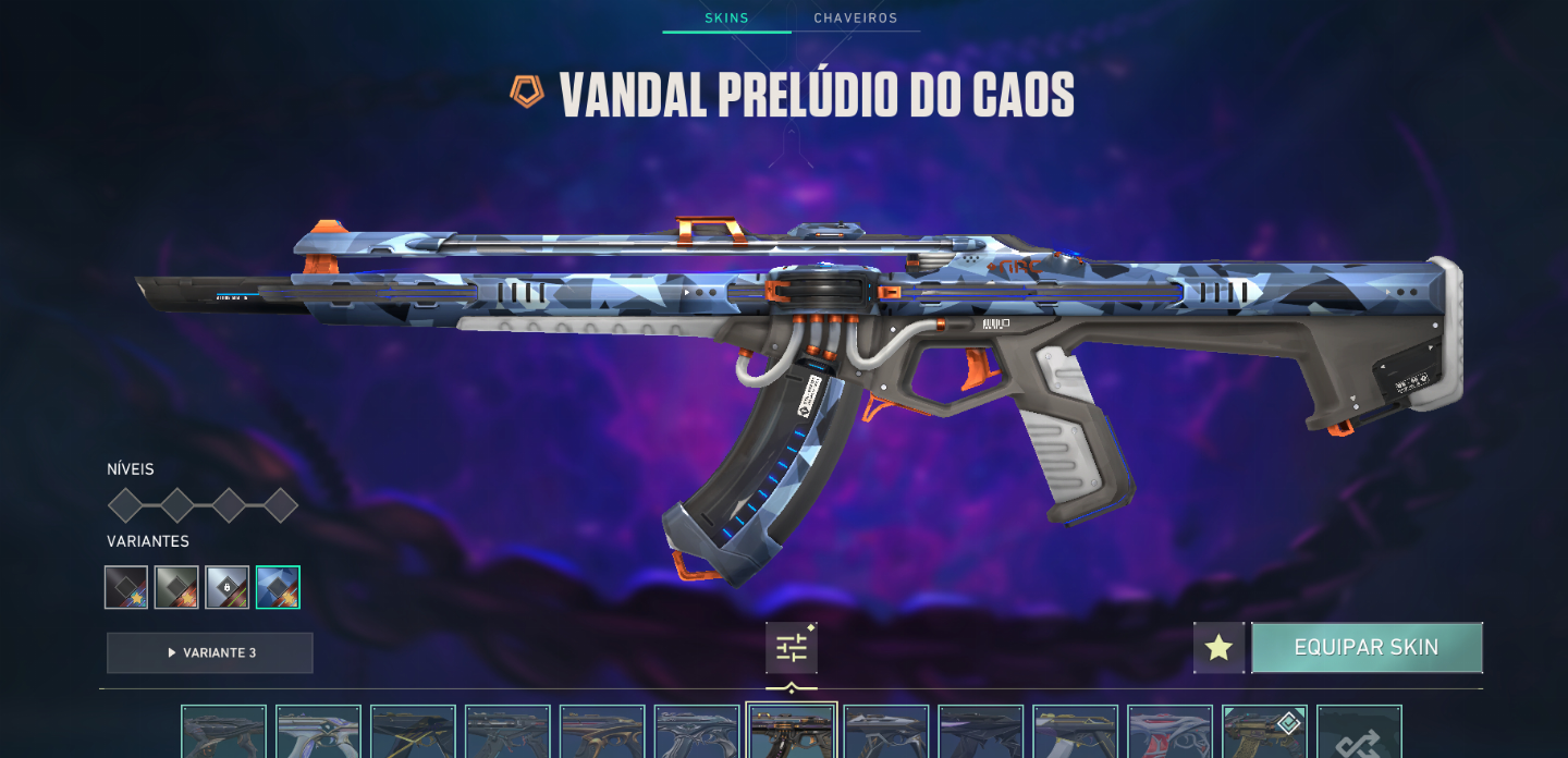 Conta VALORANT com skin em todas as aramas bundle champions 2023 e 2024 e arcane