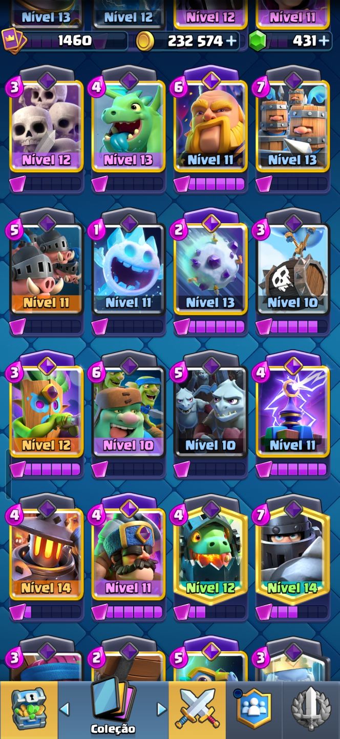 COMBO DE CONTAS CLASH ROYALE + BRAWL STARS
