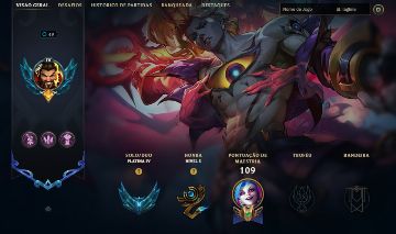 CONTA PLATINA 4 SKIN DO VIEGO, KAYN, DRAVEN, RENEK ESPOLIO RECHEADO HANDLVL