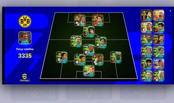 Conta eFootball Mobile completa+3335 Força. Melhores jogadores Meta cada Posição