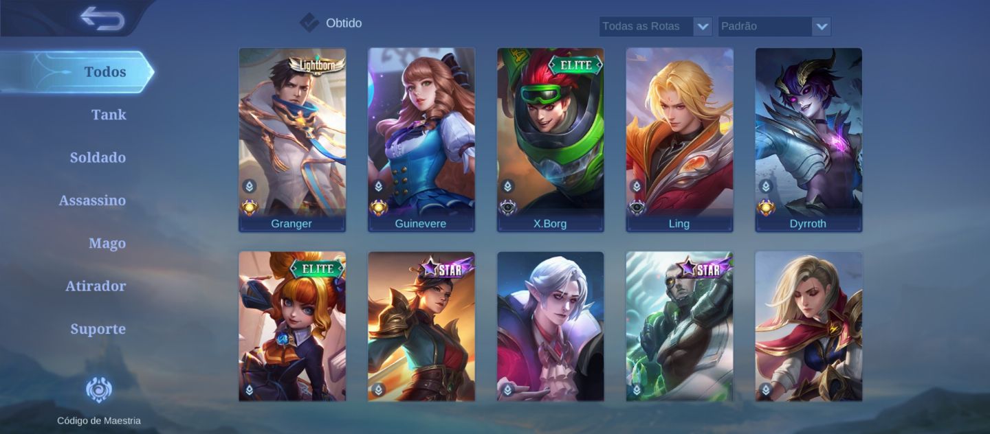 Conta boa mobile legends. Diversas skins . Conta antiga . Muito boa