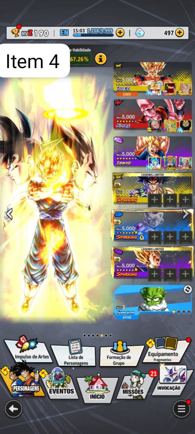 Contas super top pra pvp com muitos ultra