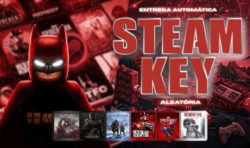 STEAM KEYS ALEATÓRIAS PAGUE 1 LEVE 8 - LEGO BATMAN, CRIMSON DESERT E MAIS
