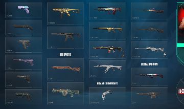Conta de valorant com bastante skins