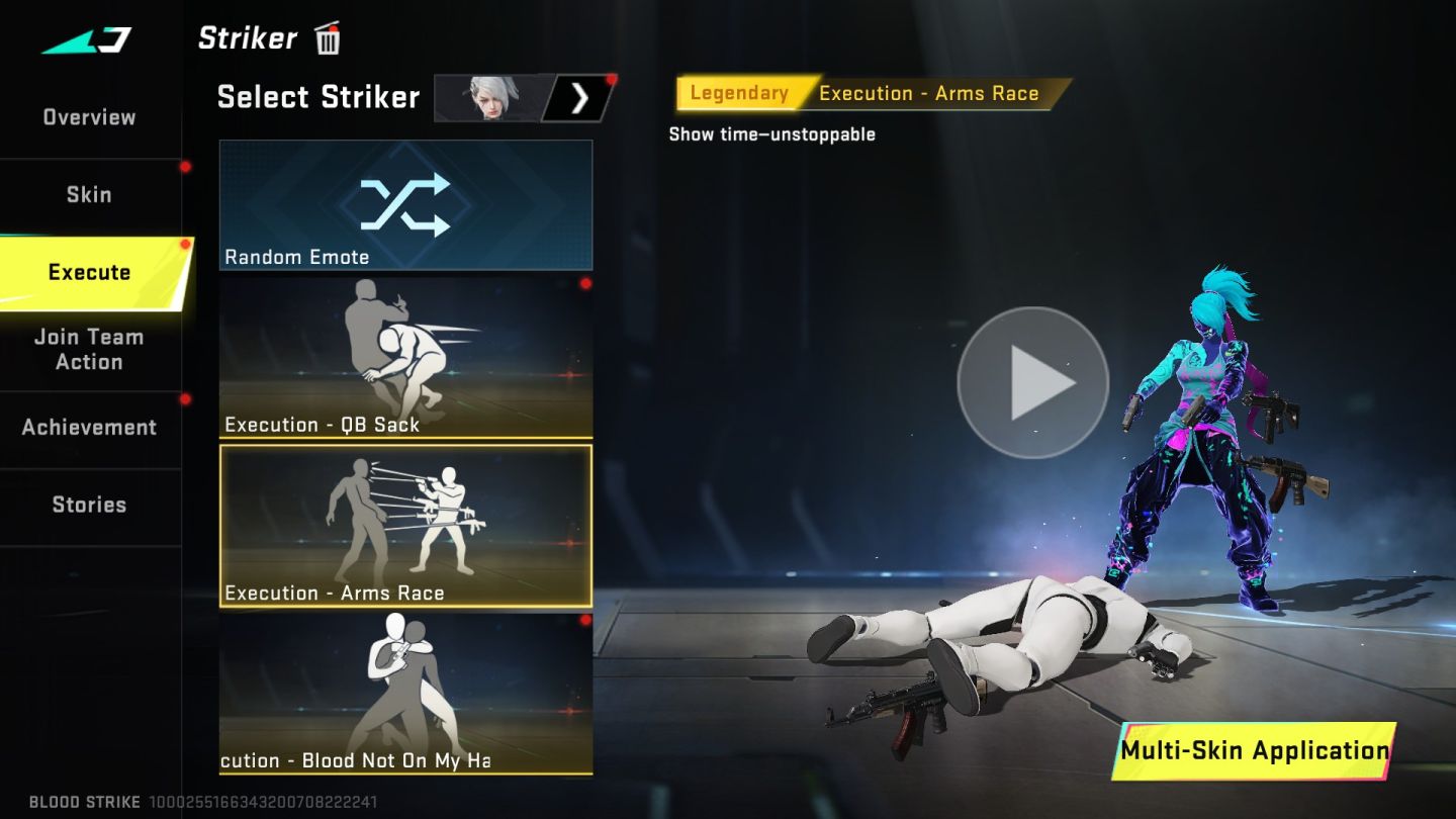 Conta Blood Strike Completa Vários Itens e Skins