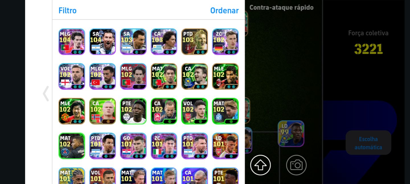 CONTA DE EFOOTBALL