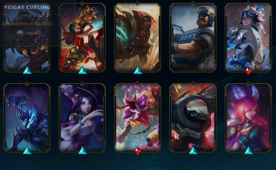 Venda de conta de LOL acc de 2013, (+Muitos recursos (Tft )